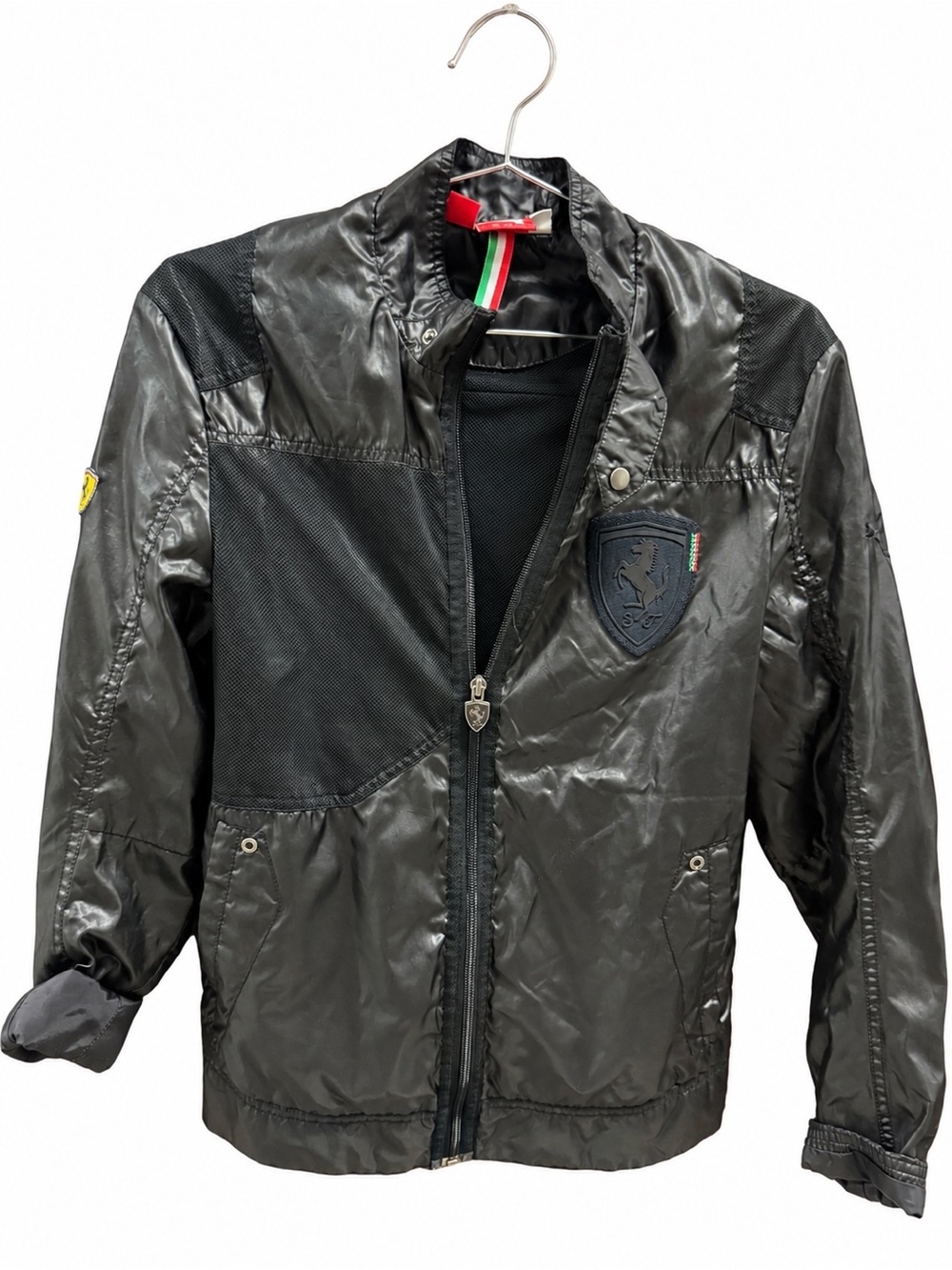 Men’s Puma Scuderia Ferrari Black Lightweight Jacket – Size S